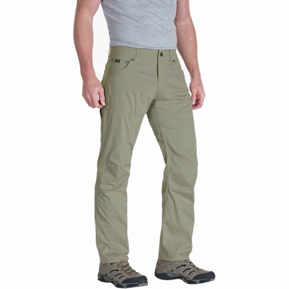 Kuhl Mens Kontra Air Pant Gary light khaki lightweight hiking nylon 36X30 - Picture 2 of 13